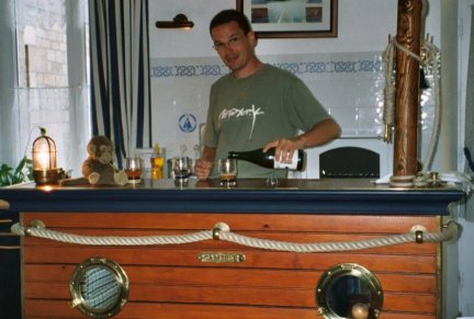 Christian at the bar
