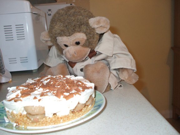 I managed a good look at a Cheesecake and was lucky I didn't leave a footprint in it.