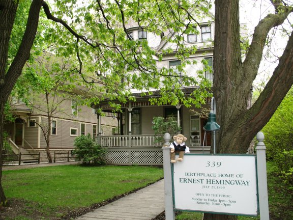 The birth house of Ernest Hemingway