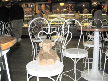 James in Ice Cream Parlour