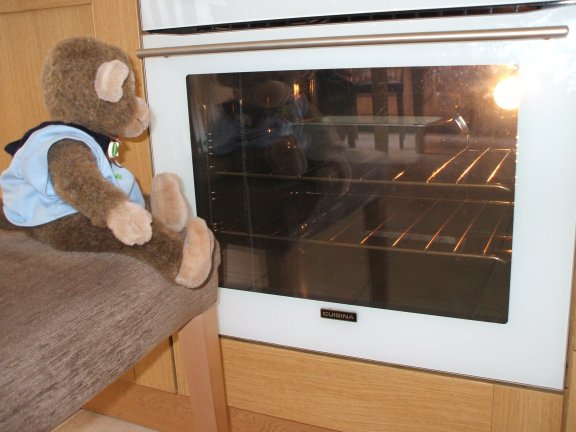 Time to watch the oven