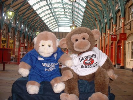 Jimby and Drowsy in Covent Garden