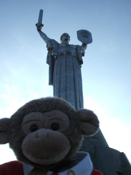 This statue is so large and about 102 metres from top to bottom or bottom to top.