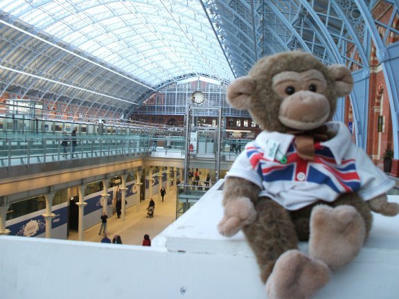 Jimby at St Pancras Station
