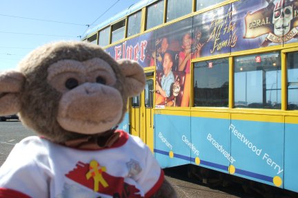 At last I saw a Blackpool Tram