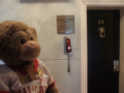Before going to the Museum I spent a night in a Posh Hotel. Looks like No. 10 Downing street the Prime Ministers House but is a room at The Jolly St Ermin Hotel near to St James's Park.