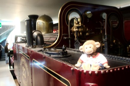 Lucky there was no one about as I sat on this train