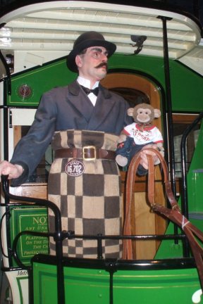 I even got to hold the reins on a horse drawn tram and then have a ride