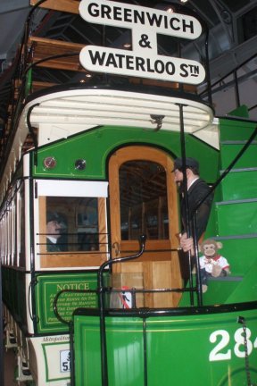 I even got to hold the reins on a horse drawn tram and then have a ride