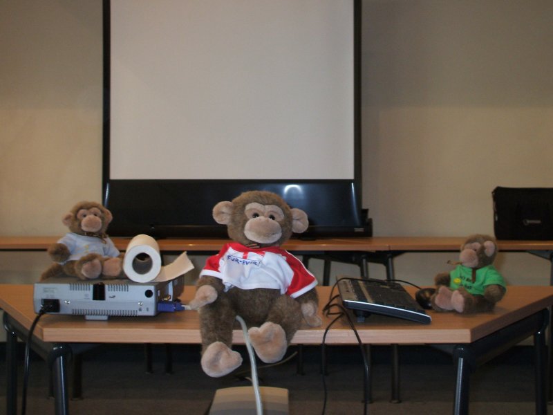 Jimby and the twins at The Royal Marsden Hospital